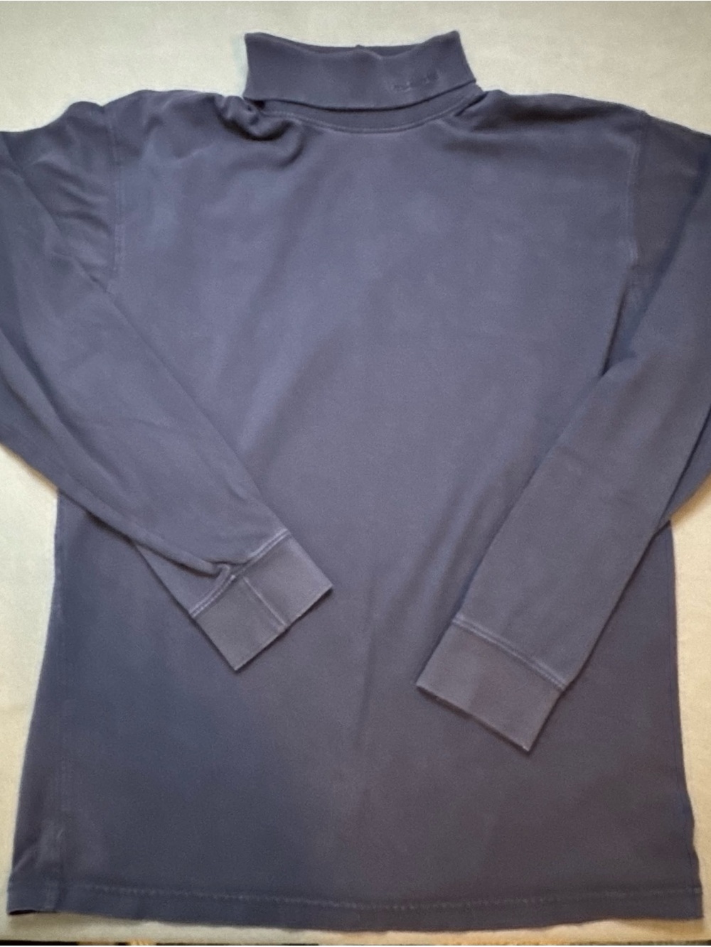 Carhartt Navy Blue Long-Sleeve Turtleneck Gorpcore Work Outdoor Farm Size Large